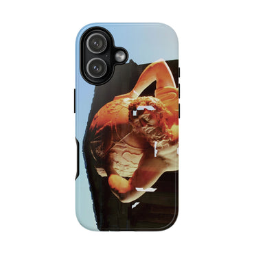 Atlas and Temple of Neptune phone case for iPhone 17 by Vittorio Storaro, from the La Civiltà Romana collection
