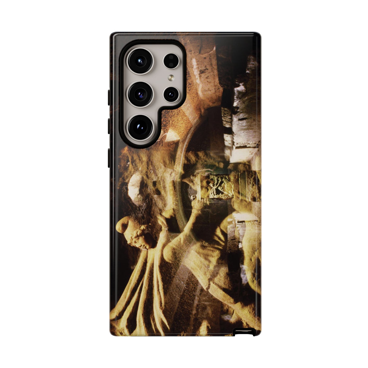 Mithras in his mithraeum of ancient Ostia phone case for Samsung Galaxy S24 Ultra by Vittorio Storaro, from the La Civiltà Romana collection