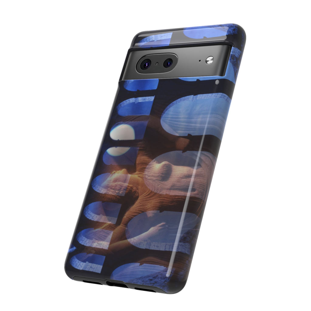 The Aqueduct and his Goddess phone case for Google Pixel 7 by Vittorio Storaro, from the La Civiltà Romana collection