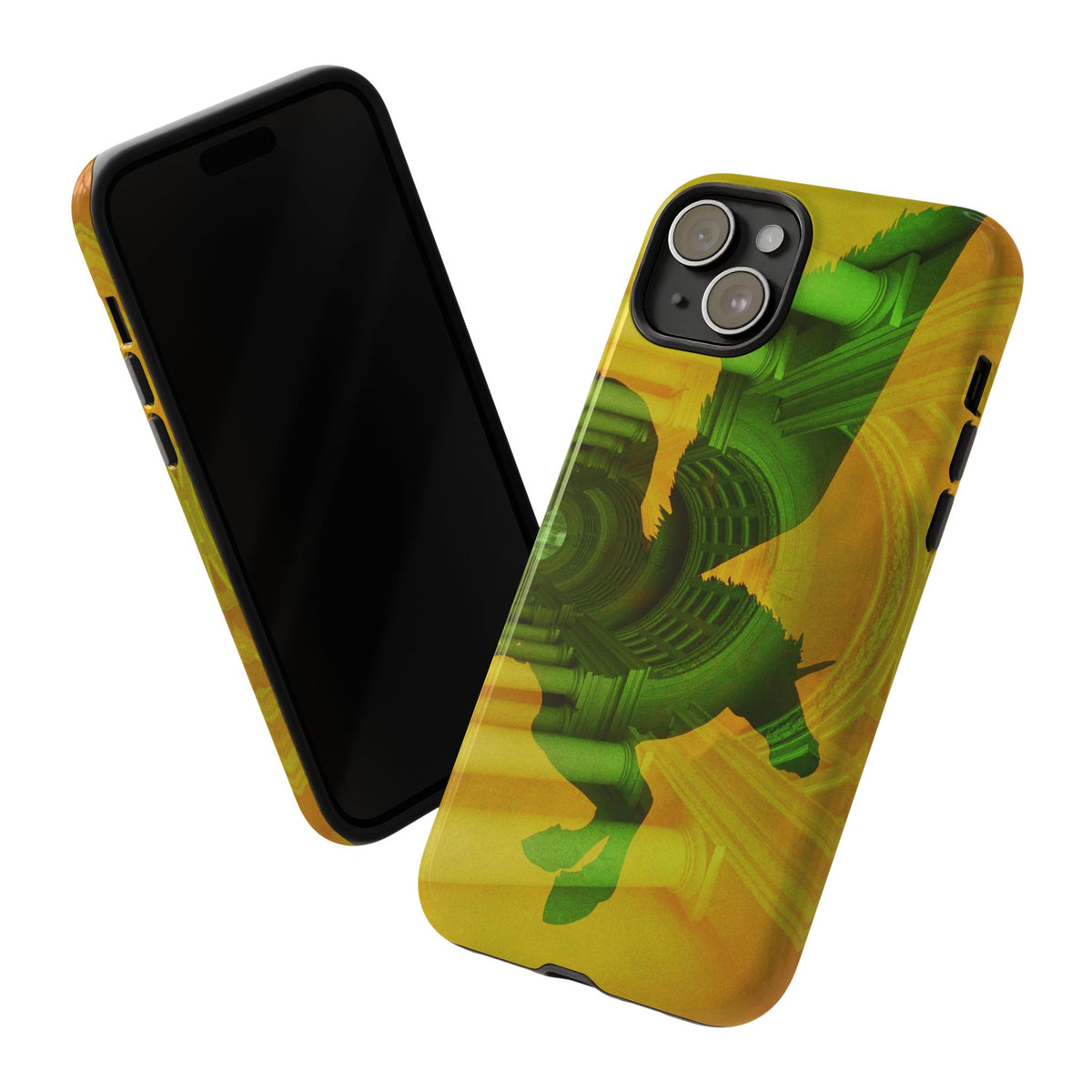 Pegasus phone case for iPhone 15 Plus by Vittorio Storaro, from the La Civiltà Romana collection