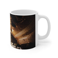 Mithras In His Mithraeum of Ancient Ostia White Mug 11oz