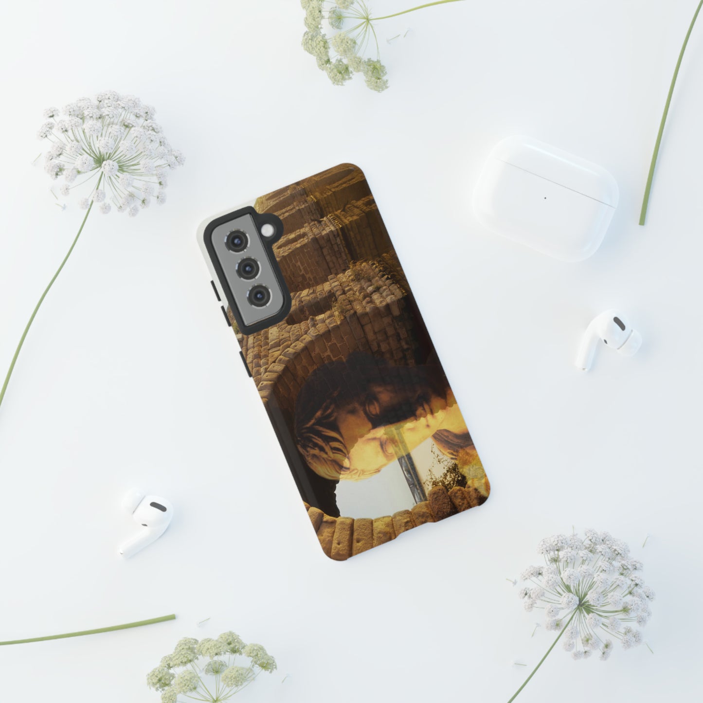 Julius Caesar and the france bridge  Phone Cases