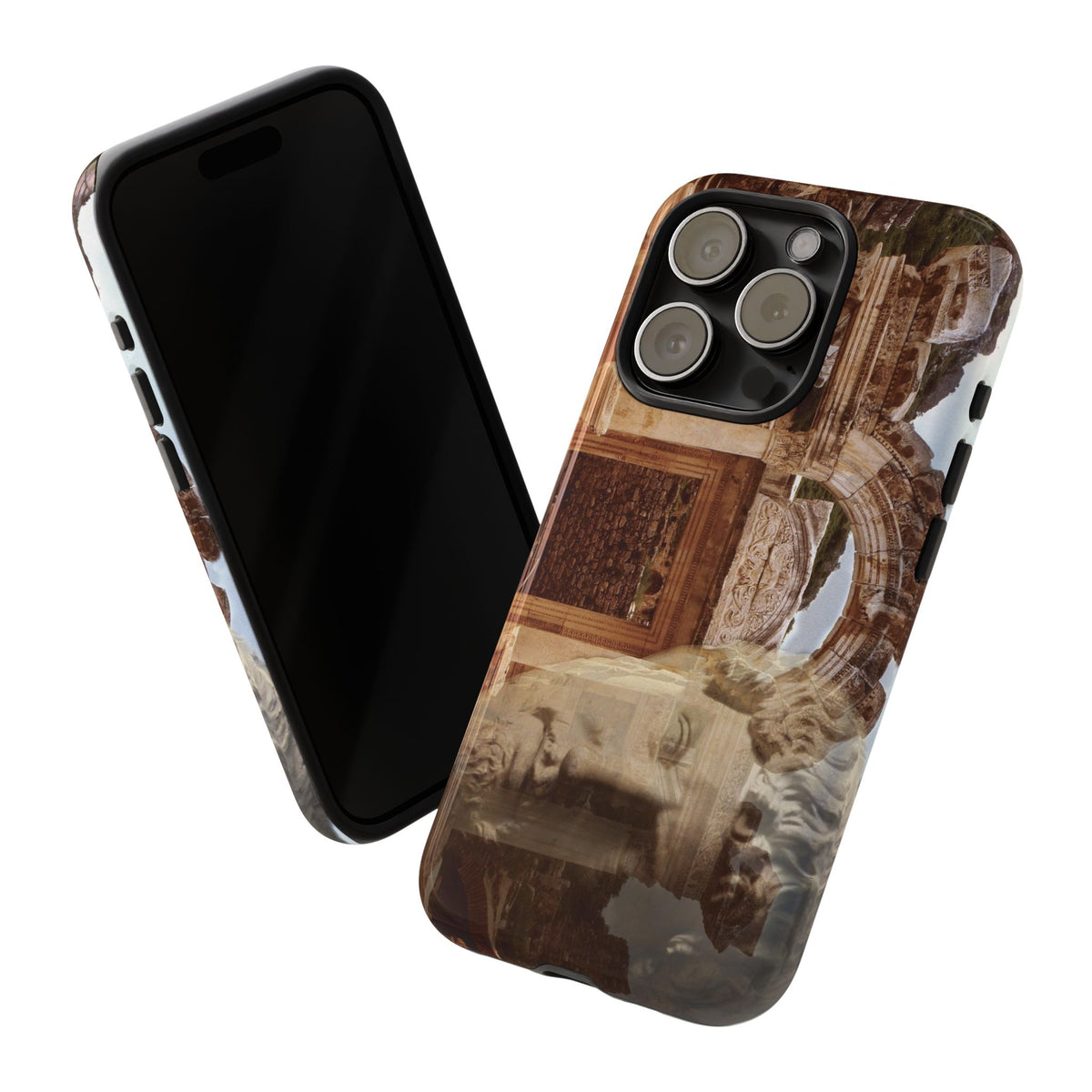 Adriano's Market phone case for iPhone 15 Pro by Vittorio Storaro, from the La Civiltà Romana collection