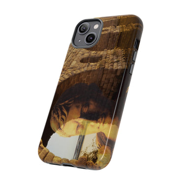 Julius Caesar and the France Bridge phone case for iPhone 14 Plus by Vittorio Storaro, from the La Civiltà Romana collection