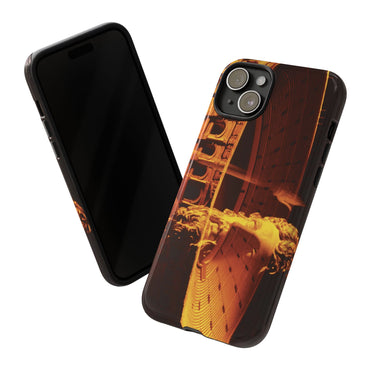 Flavian Amphitheater phone case for iPhone 15 Plus by Vittorio Storaro, from the La Civiltà Romana collection