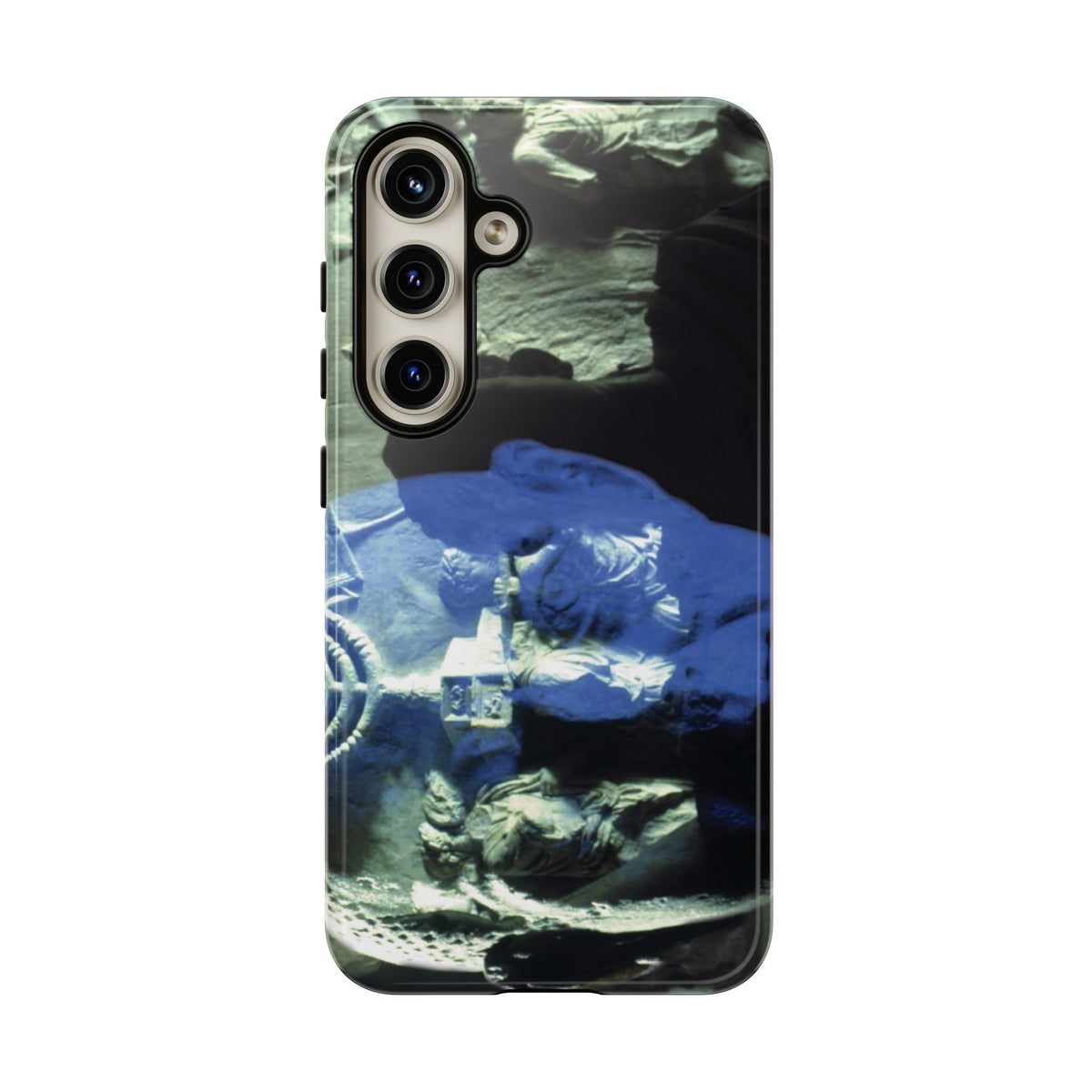 Titus and his father Vespasian phone case for Samsung Galaxy S24 by Vittorio Storaro, from the La Civiltà Romana collection