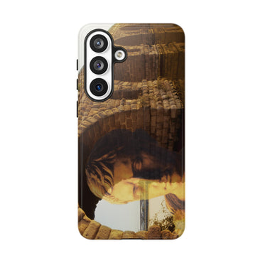 Julius Caesar and the France Bridge phone case for Samsung Galaxy S26 Plus by Vittorio Storaro, from the La Civiltà Romana collection