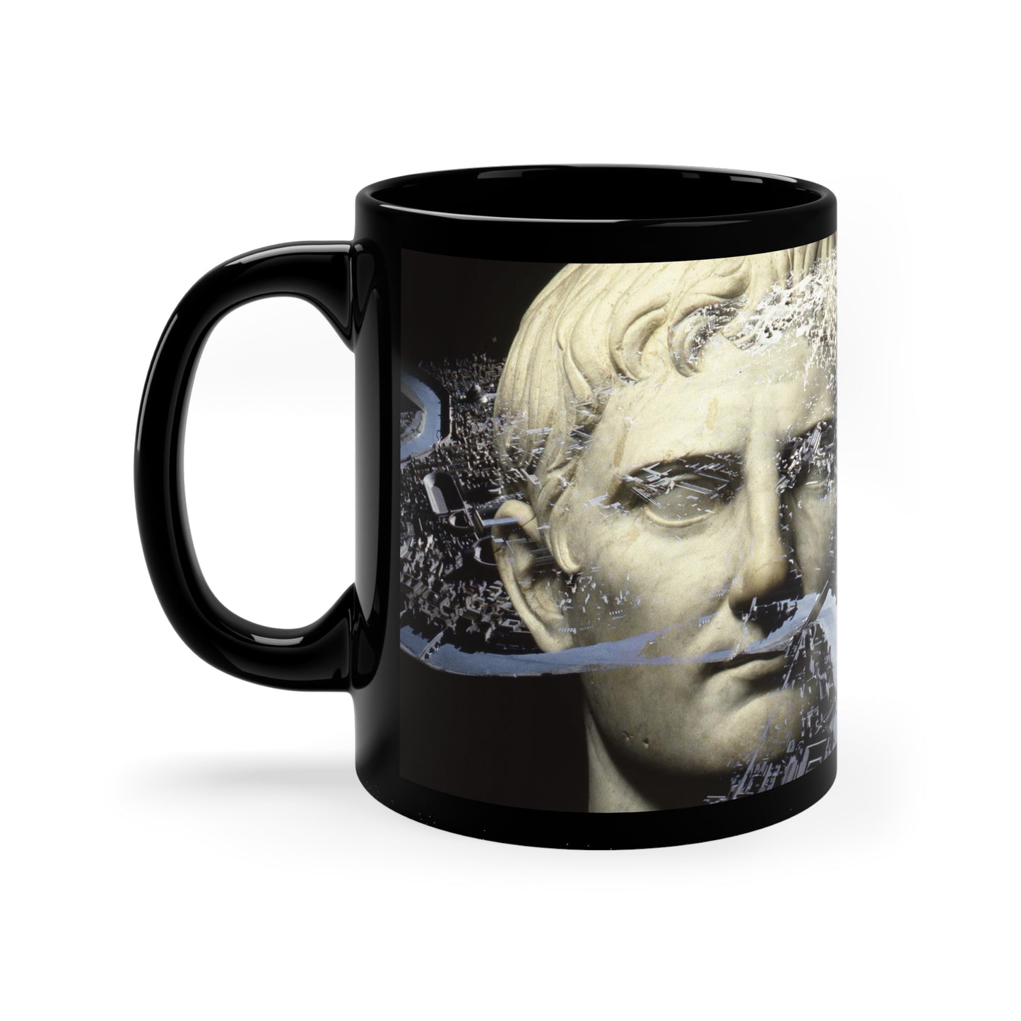 Au­gu­stus & The City of Rome 11oz Black Mug