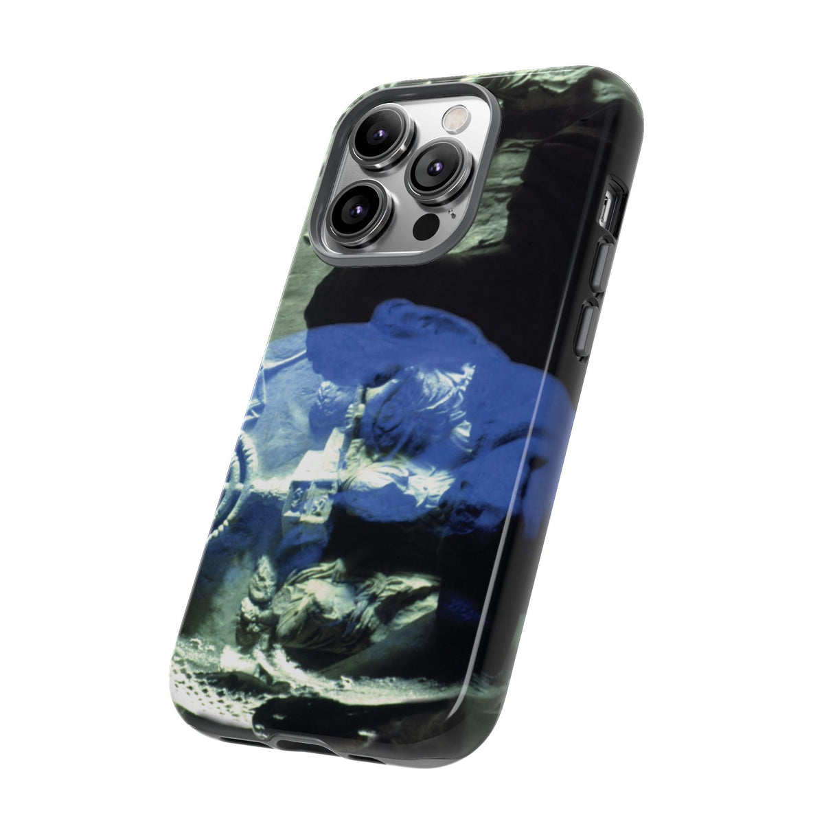 Titus and his father Vespasian phone case for iPhone 14 Pro by Vittorio Storaro, from the La Civiltà Romana collection