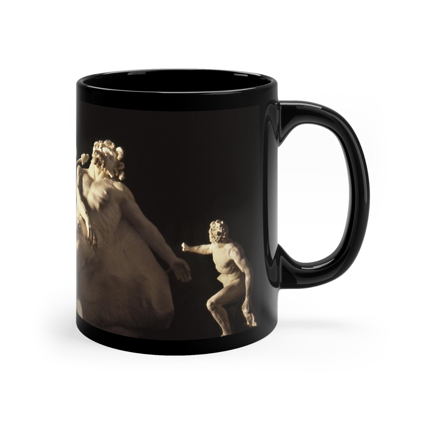 Ulysses & Polyphemus 11oz Black Mug