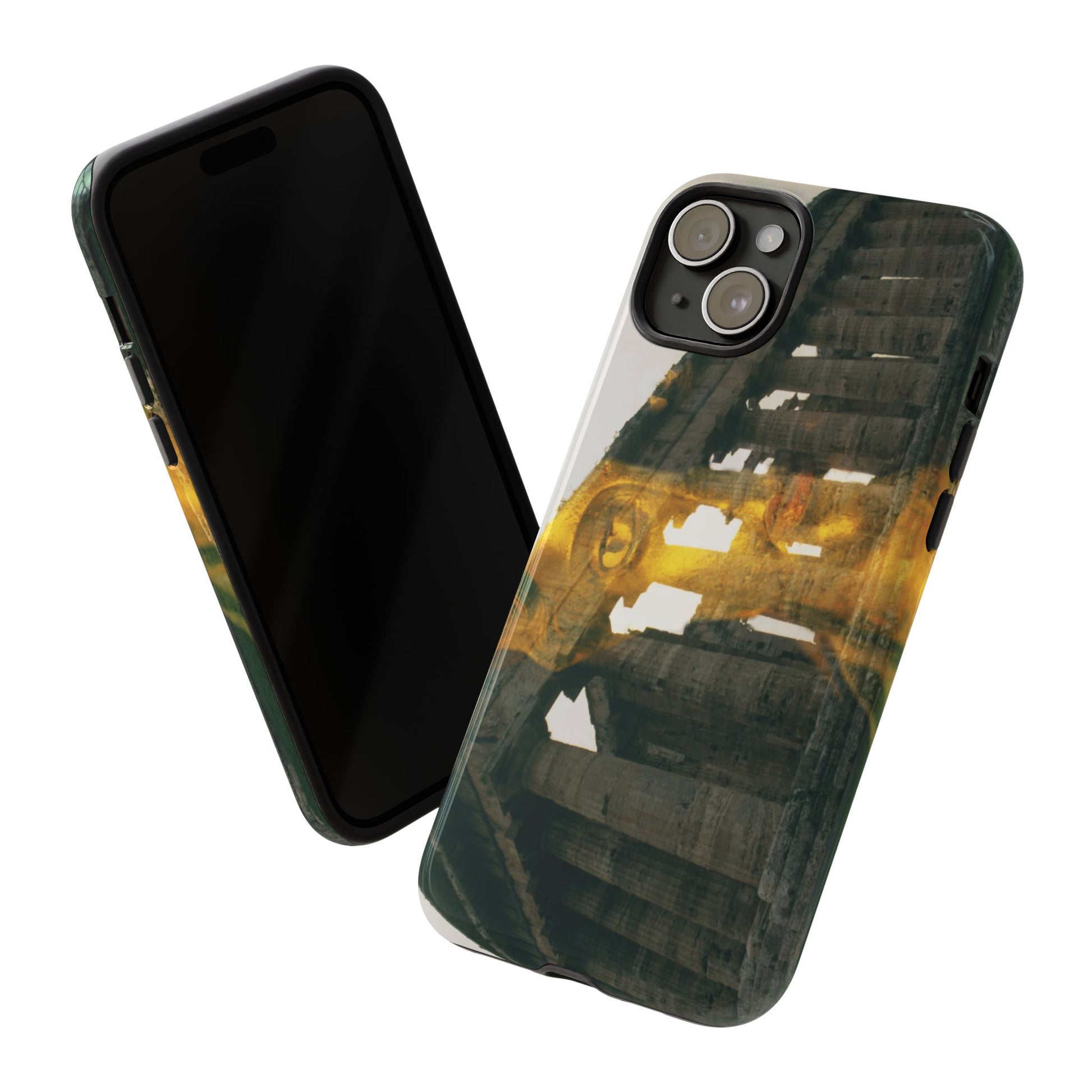 Dionysus and His Temple phone case for iPhone 15 Plus by Vittorio Storaro, from the La Civiltà Romana collection