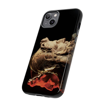 Apollo and two faced Janus phone case for iPhone 14 Plus by Vittorio Storaro, from the La Civiltà Romana collection