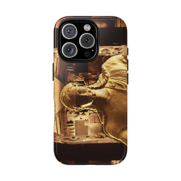 Etruscan Apollo phone case for iPhone 16 Pro by Vittorio Storaro, from the La Civiltà Romana collection