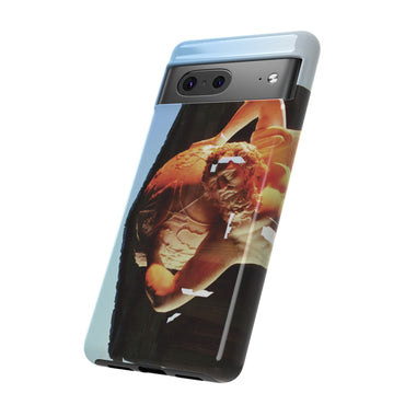 Atlas and Temple of Neptune phone case for Google Pixel 7 by Vittorio Storaro, from the La Civiltà Romana collection