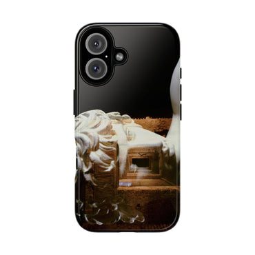 Antinoo in the Hadrian's Villa phone case for iPhone 16 by Vittorio Storaro, from the La Civiltà Romana collection
