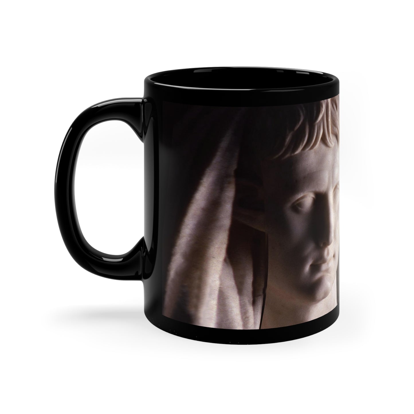 Divinized Augustus 11oz Black Mug