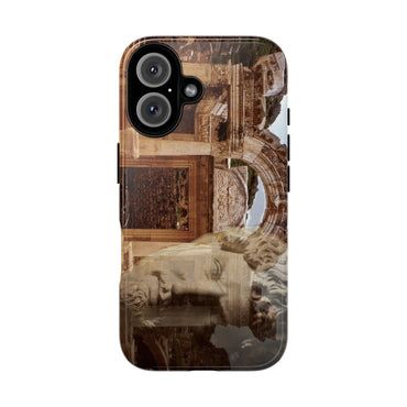 Adriano's Market phone case for iPhone 16 by Vittorio Storaro, from the La Civiltà Romana collection