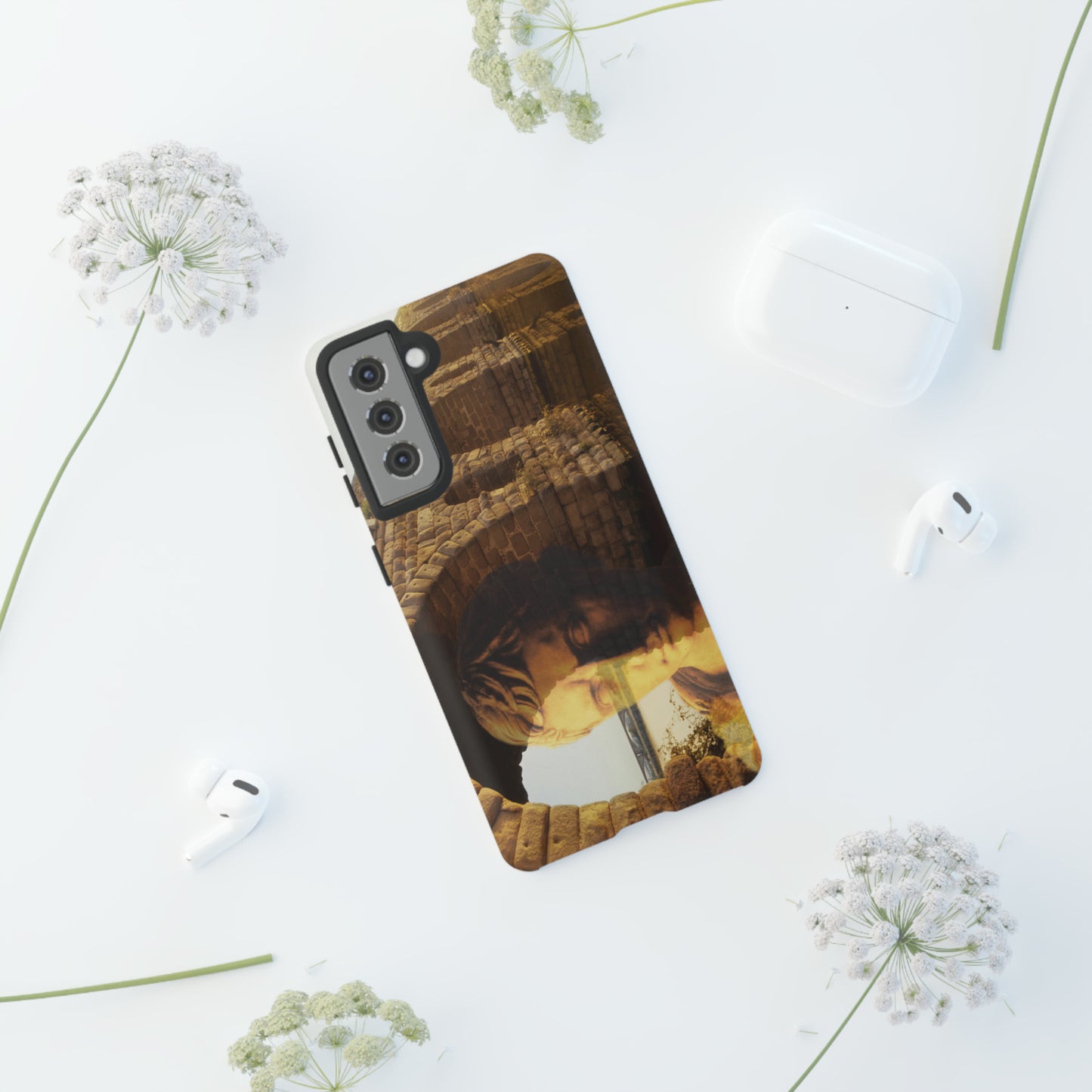 Julius Caesar and the france bridge  Phone Cases