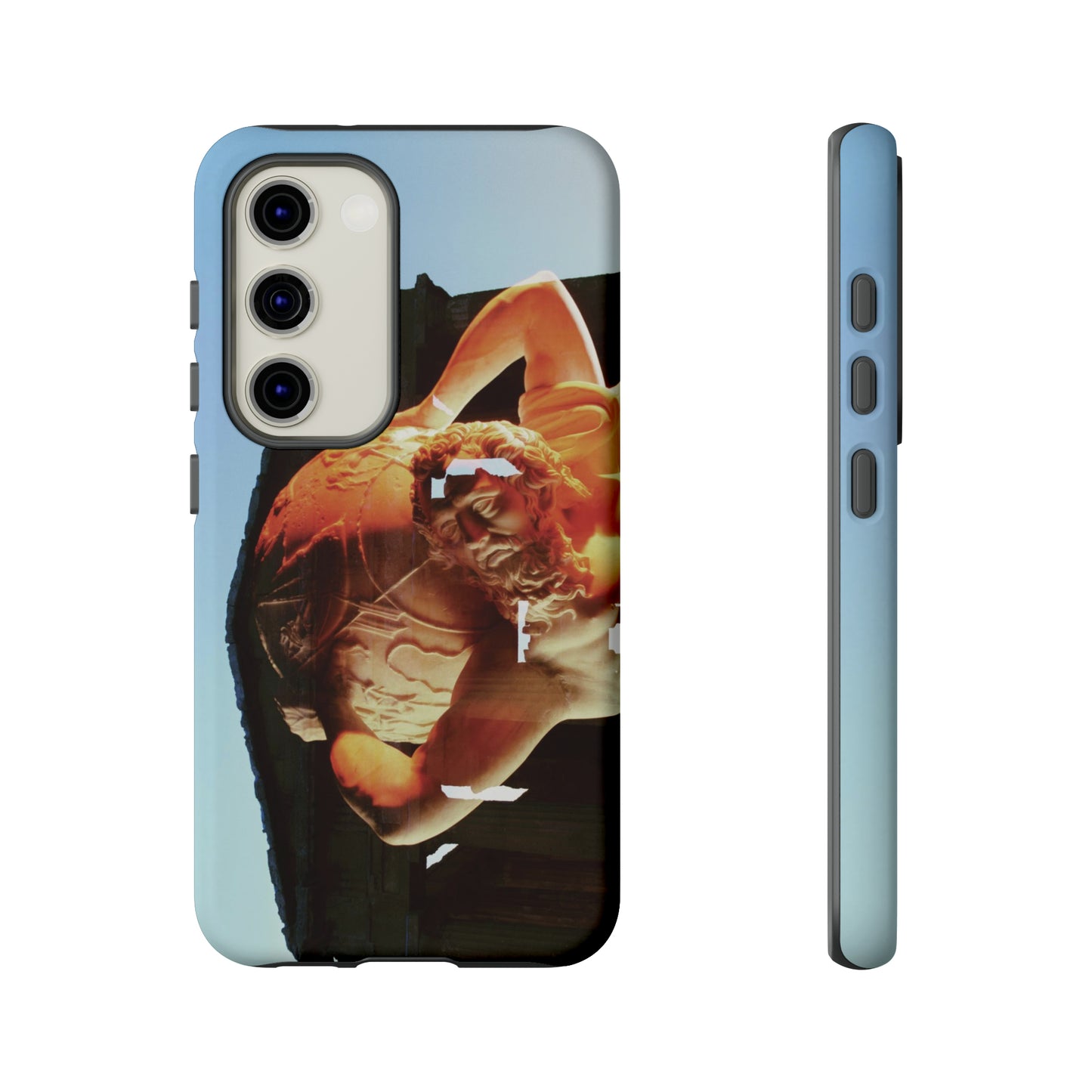 Atlas and Temple of Neptune Phone Cases