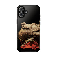 Apollo and two faced Janus phone case for iPhone 16 Plus by Vittorio Storaro, from the La Civiltà Romana collection