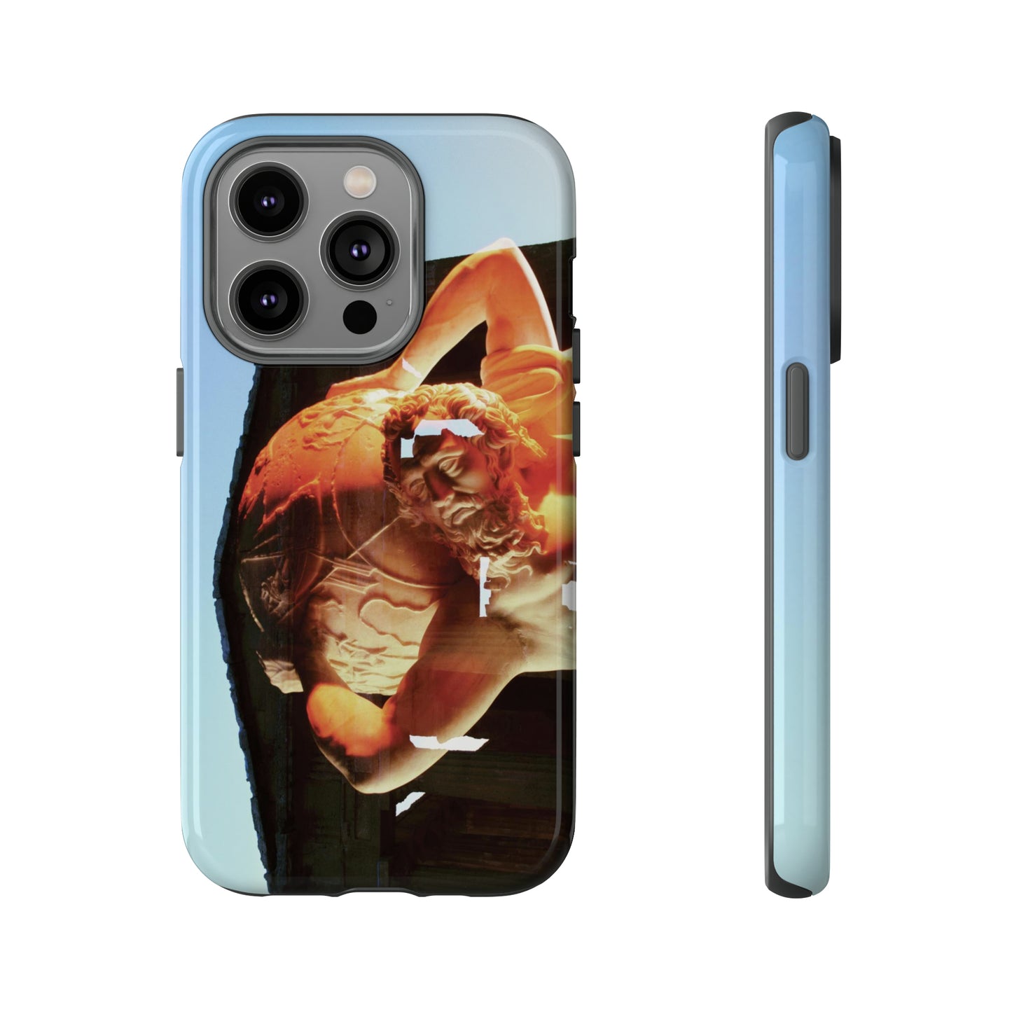 Atlas and Temple of Neptune Phone Cases