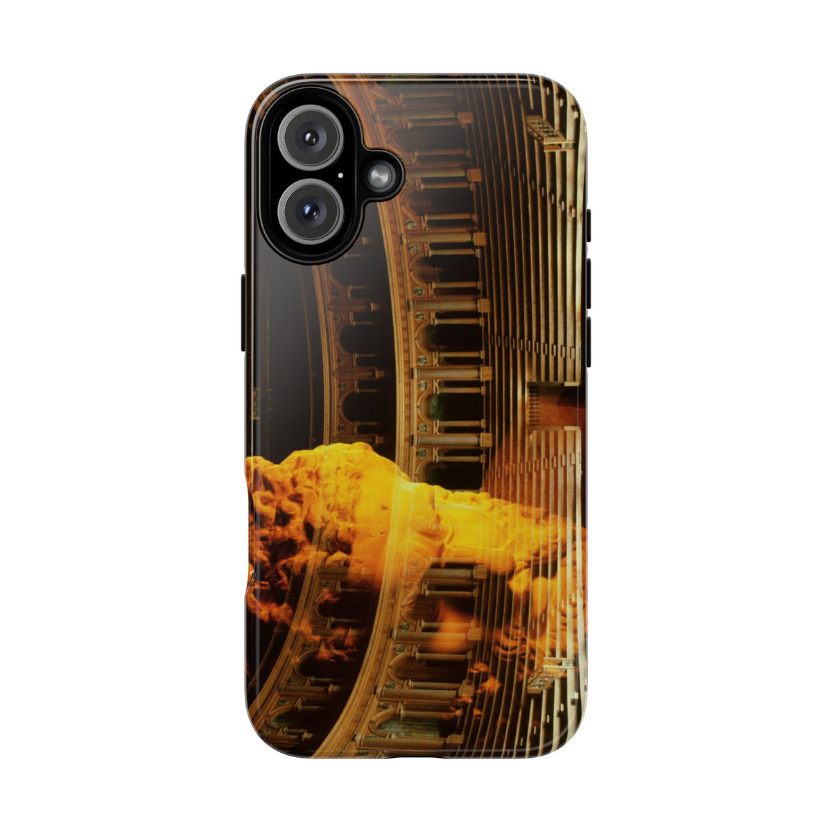 Heracles Arena phone case for iPhone 16 Plus by Vittorio Storaro, from the La Civiltà Romana collection
