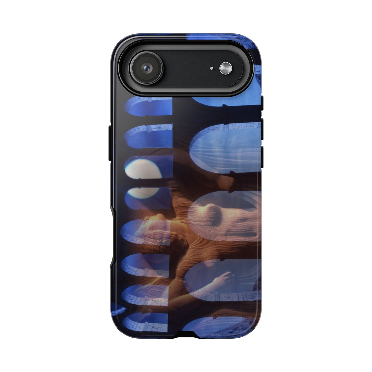 The Aqueduct and his Goddess phone case for iPhone 17 Air by Vittorio Storaro, from the La Civiltà Romana collection