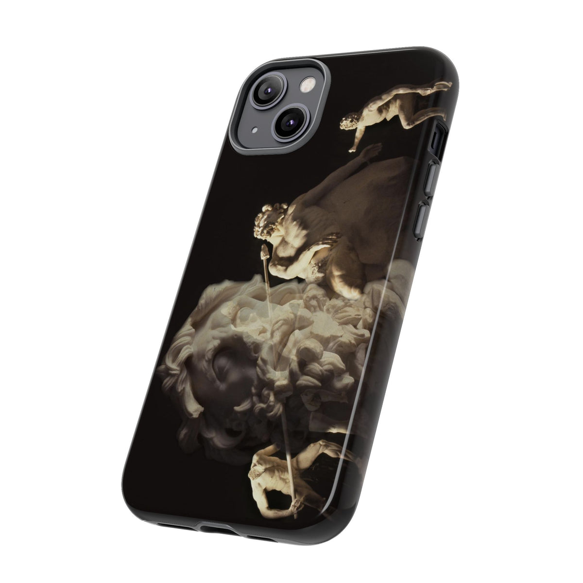 Ulysses and Polyphemus phone case for iPhone 14 Plus by Vittorio Storaro, from the La Civiltà Romana collection