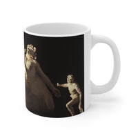 Ulysses & Polyphemus White Mug 11oz