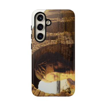 Julius Caesar and the France Bridge phone case for Samsung Galaxy S24 by Vittorio Storaro, from the La Civiltà Romana collection