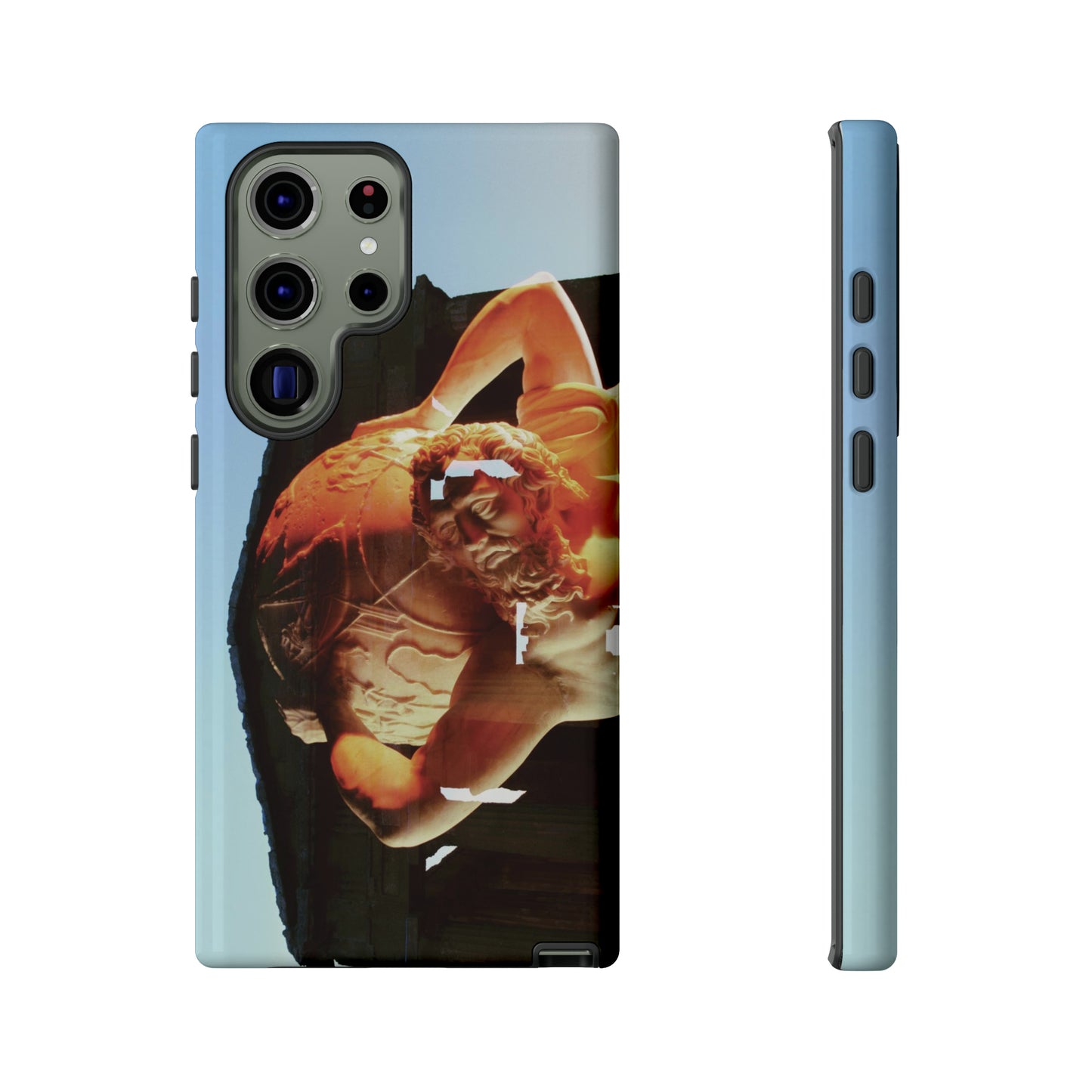 Atlas and Temple of Neptune Phone Cases