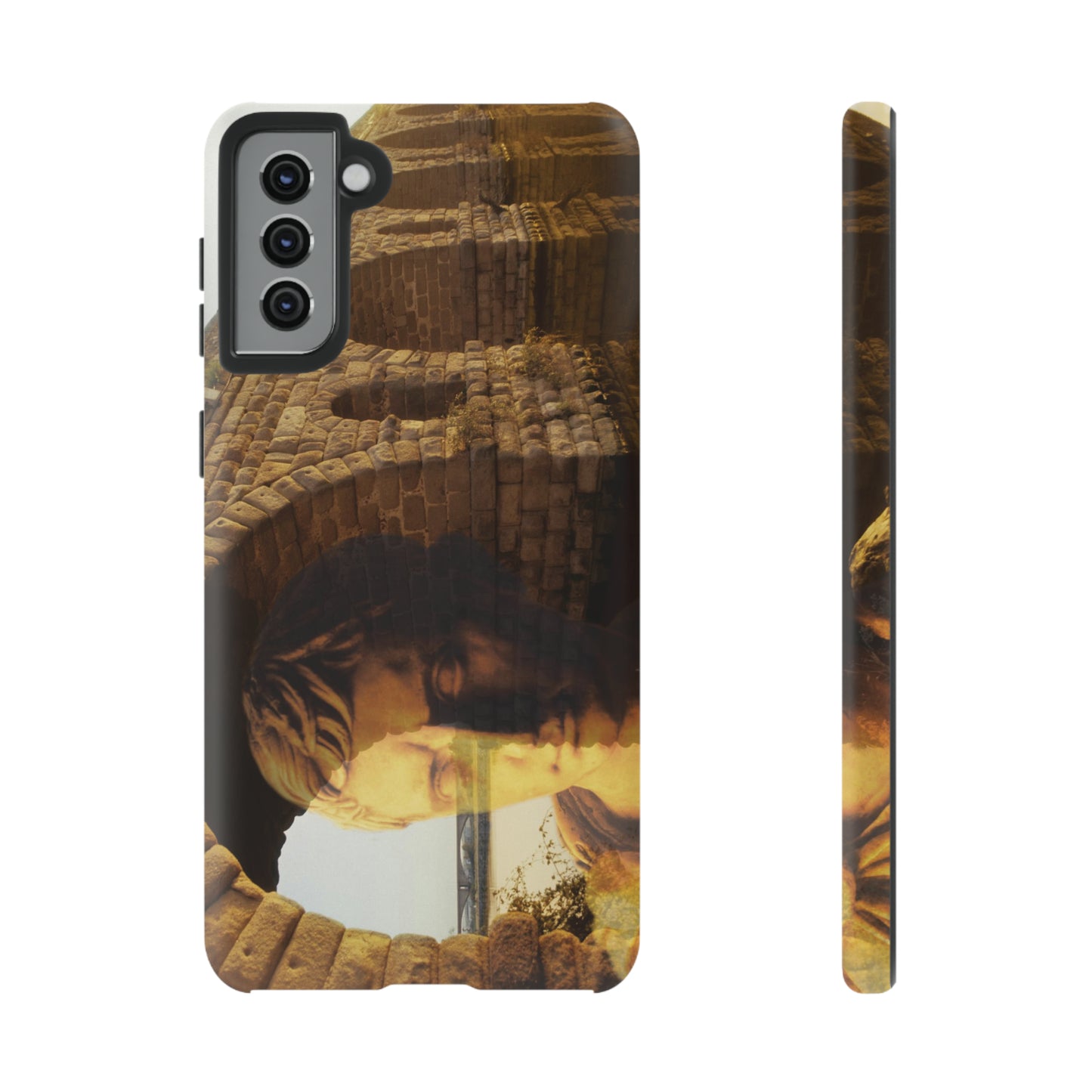 Julius Caesar and the france bridge  Phone Cases