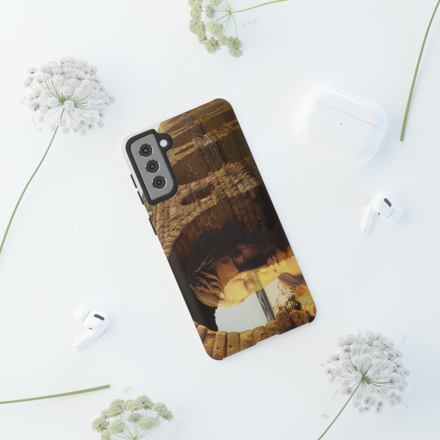 Julius Caesar and the france bridge  Phone Cases