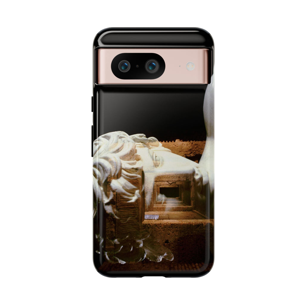 Antinoo in the Hadrian's Villa phone case for Google Pixel 8 by Vittorio Storaro, from the La Civiltà Romana collection