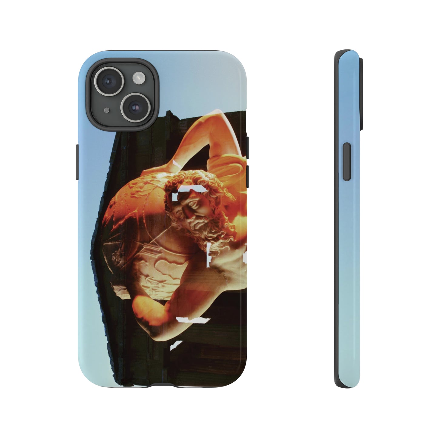 Atlas and Temple of Neptune Phone Cases