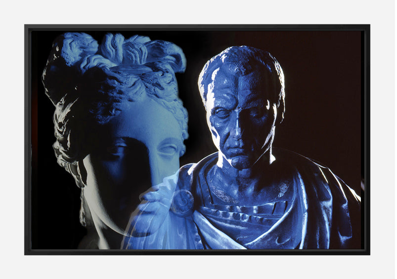 Julius Caesar and Venus Canvas Print - Roman Divine Authority Art
