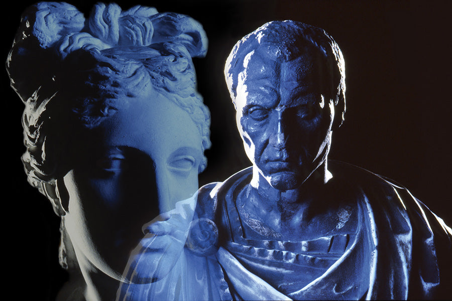 Julius Caesar and Venus Canvas Print