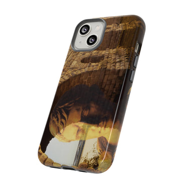 Julius Caesar and the France Bridge phone case for iPhone 14 by Vittorio Storaro, from the La Civiltà Romana collection
