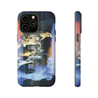 Venus the Galata and the theater in Orange Phone Cases