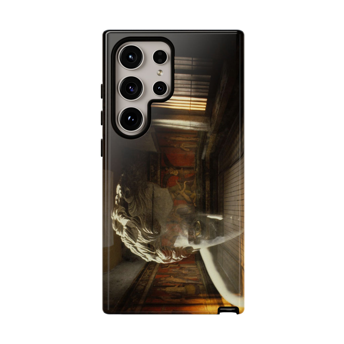 The Villa dei Mysteries phone case for Samsung Galaxy S24 Ultra by Vittorio Storaro, from the La Civiltà Romana collection