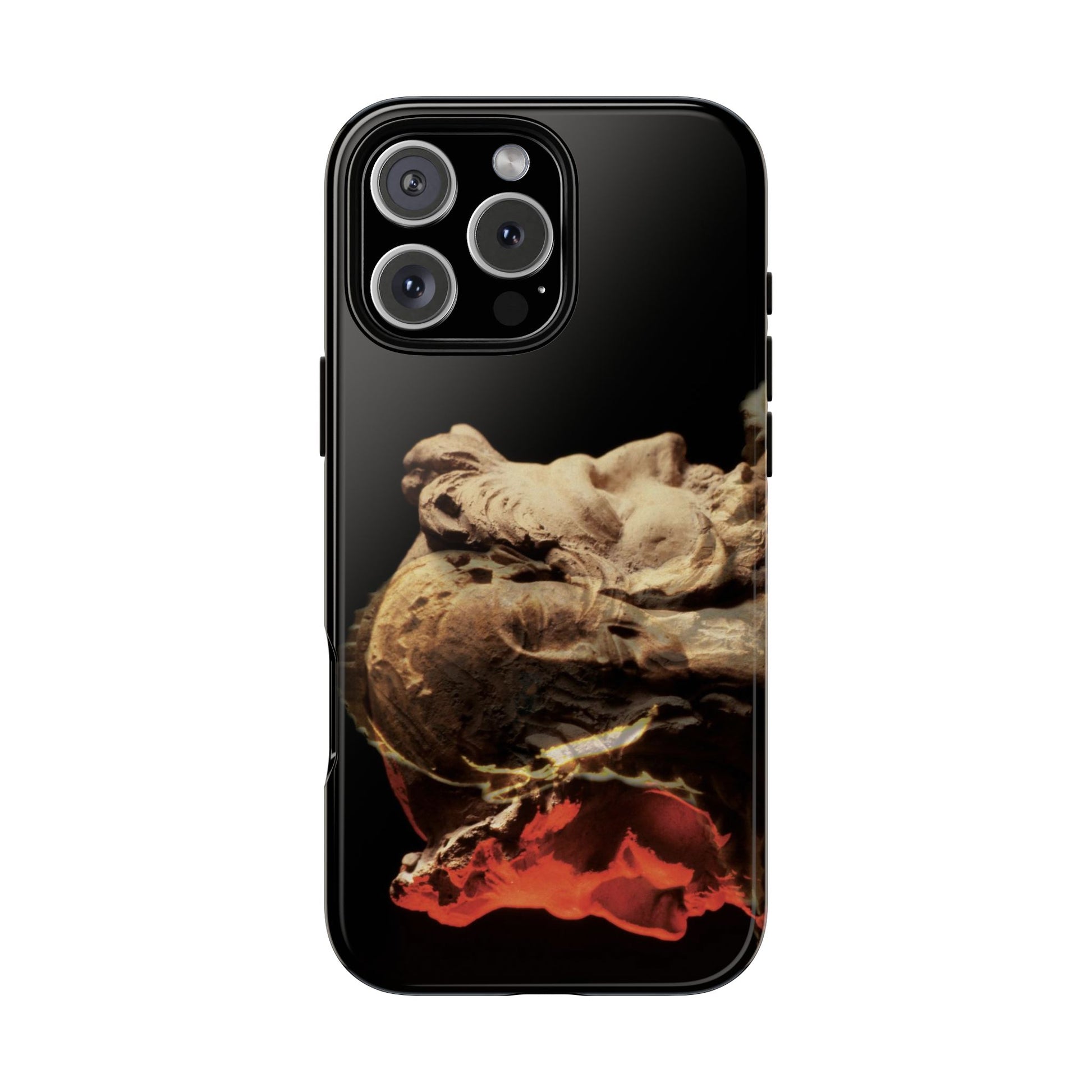 Apollo and two faced Janus phone case for iPhone 16 Pro Max by Vittorio Storaro, from the La Civiltà Romana collection