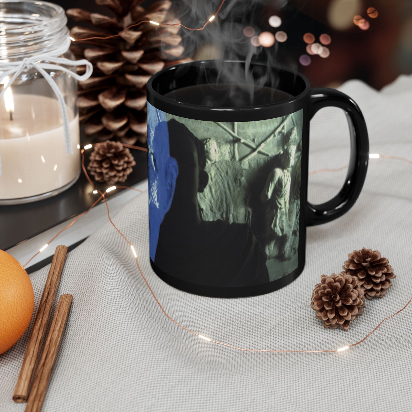 Titus & His Father Vespasian 11oz Black Mug