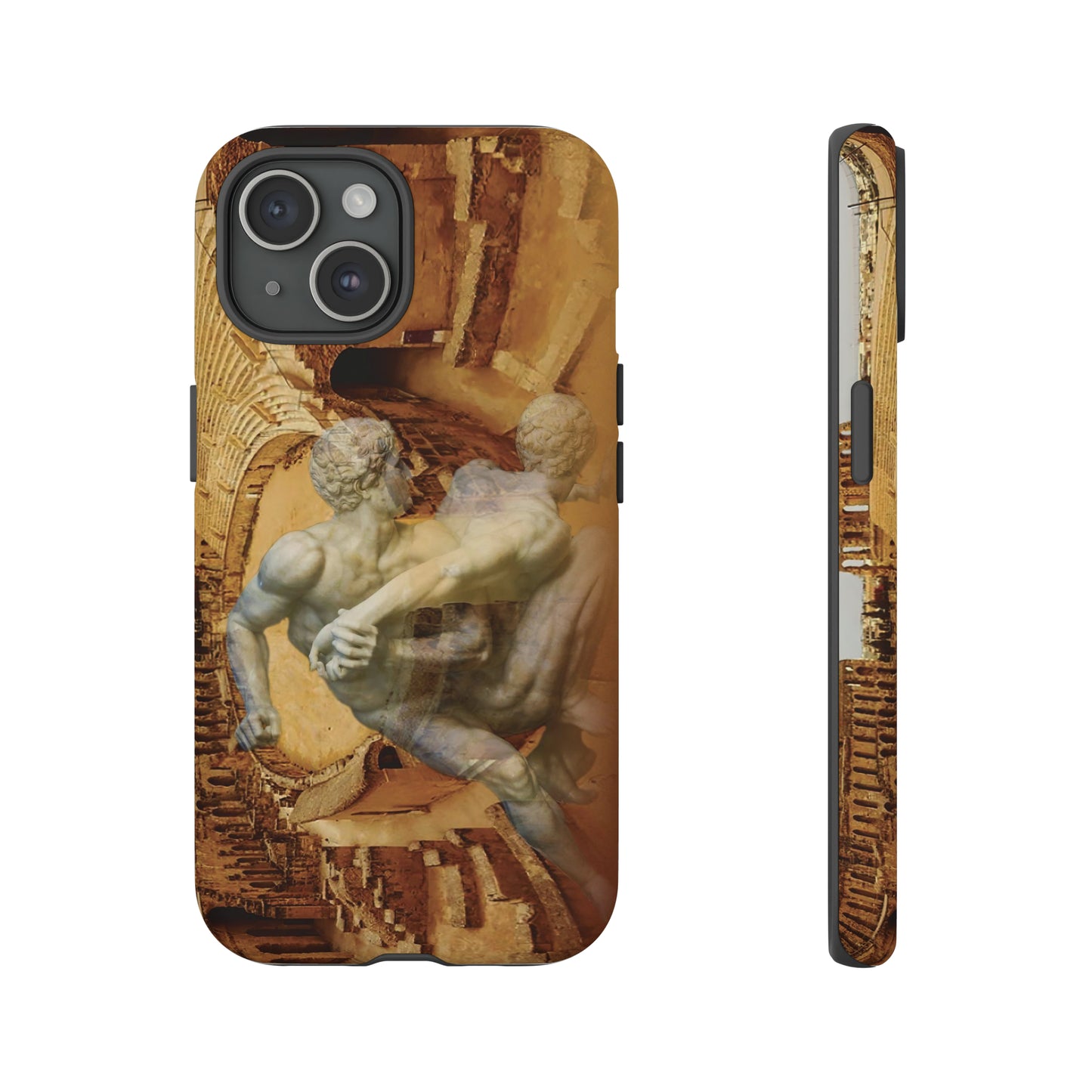 Amphitheater El Jem And The Uffizi Wrestlers Phone Cases