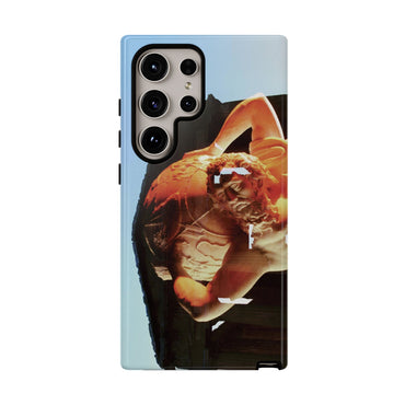 Atlas and Temple of Neptune phone case for Samsung Galaxy S24 Ultra by Vittorio Storaro, from the La Civiltà Romana collection