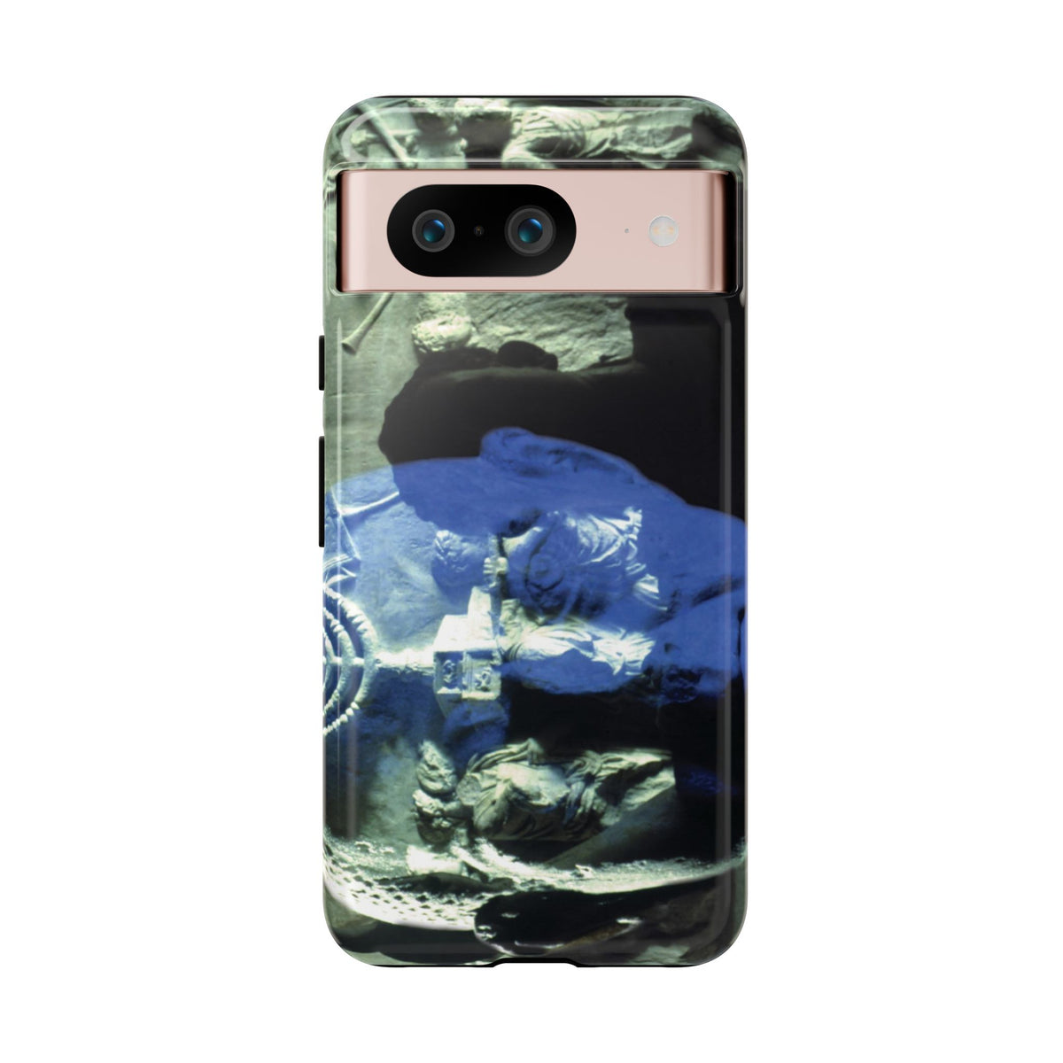 Titus and his father Vespasian phone case for Google Pixel 8 by Vittorio Storaro, from the La Civiltà Romana collection