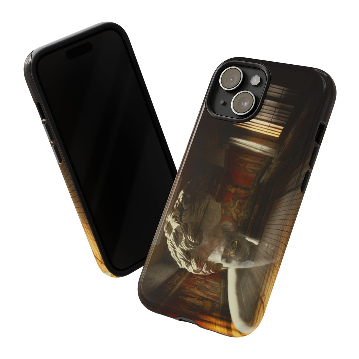 The Villa dei Mysteries phone case for iPhone 15 by Vittorio Storaro, from the La Civiltà Romana collection