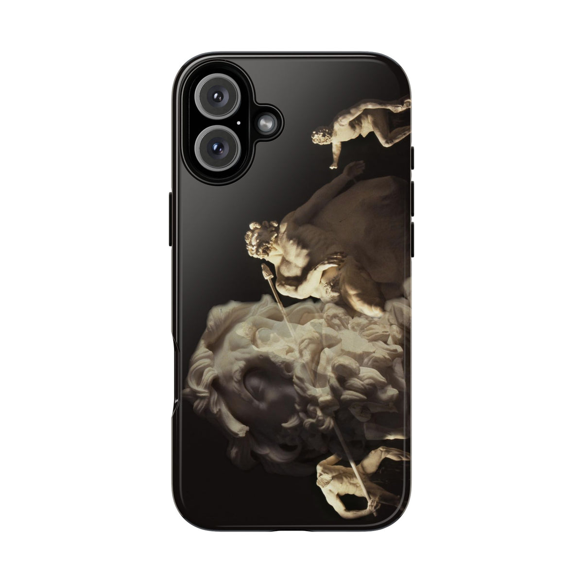 Ulysses and Polyphemus phone case for iPhone 16 Plus by Vittorio Storaro, from the La Civiltà Romana collection