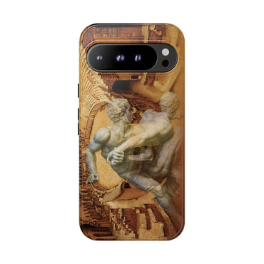 Amphitheater El Jem And The Uffizi Wrestlers phone case for Google Pixel 9 Pro XL by Vittorio Storaro, from the La Civiltà Romana collection
