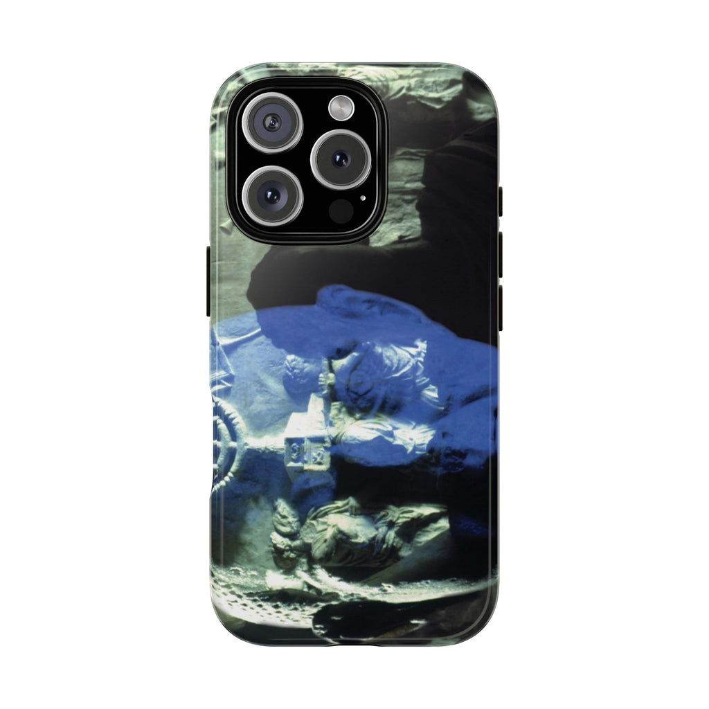 Titus and his father Vespasian phone case for iPhone 16 Pro by Vittorio Storaro, from the La Civiltà Romana collection