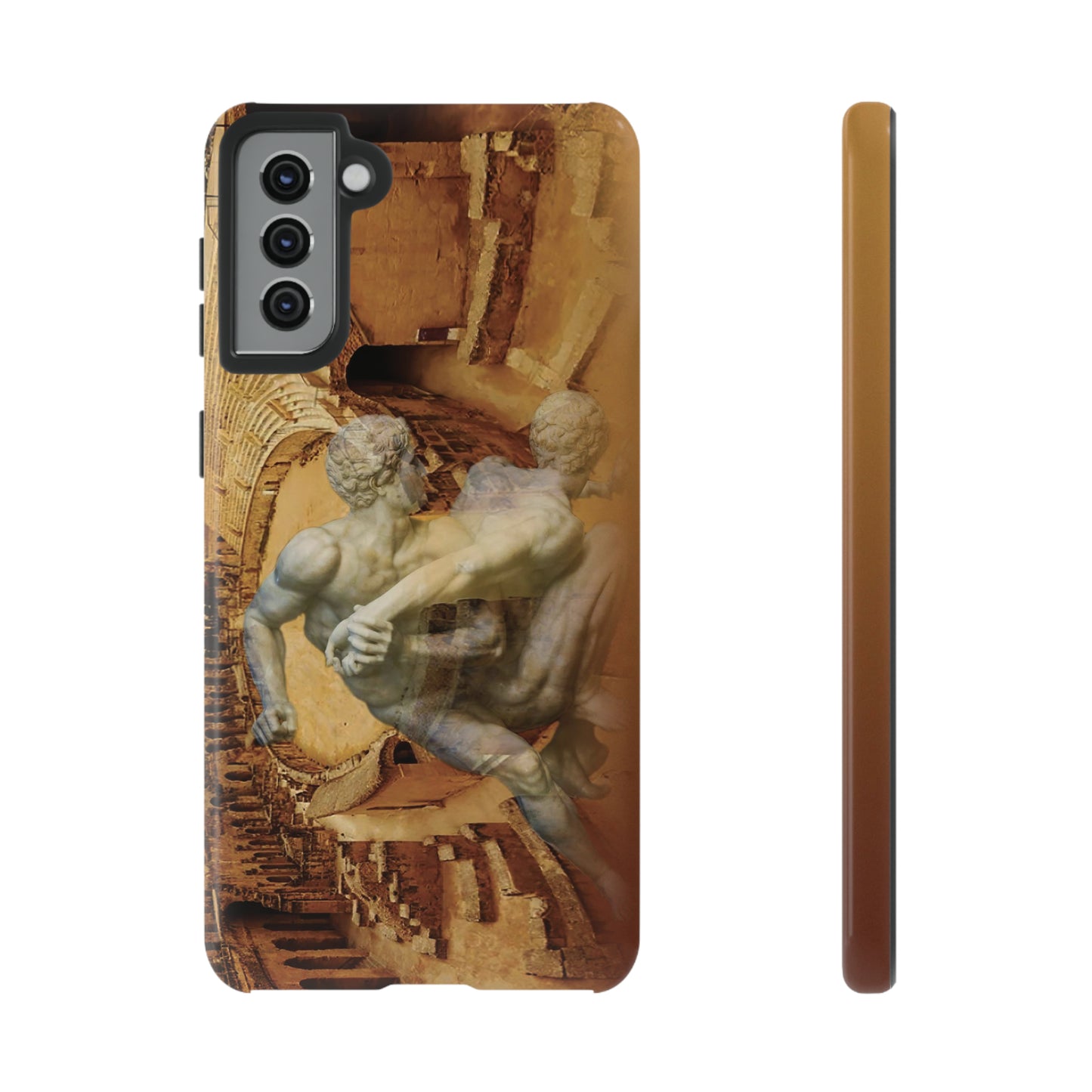 Amphitheater El Jem And The Uffizi Wrestlers Phone Cases